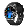 Bearscome H9 ECG blood glucose Uric acid cholesterol Stress monitoring Smartwatch - Black