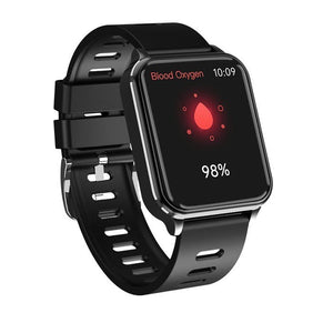 Bearscome RIG avec ECG Sang Oxygène Fréquence Cardiaque Surveillance du Sommeil Montre Intelligente de Santé, Étanche, Réception de Message/Appelant, Soins Féminins