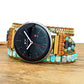 Imperial Stone Bead Hand-Woven Watch With Bohemian Style