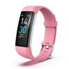 Bearscome Heart rate Blood Glucose Blood Pressure Monitoring Bluetooth Waterproof Fitness Tracker - Pink