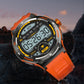 Bearscome  Smart Watch With Flashlight Heart Rate Blood Pressure Compass 100+ Sports Modes