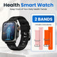 BEARSCOME VEE Bluetooth appel ECG/EKG oxygène sanguin fréquence cardiaque surveillance de la glycémie musique SmartWatch 