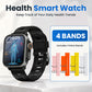 BEARSCOME VEE Bluetooth appel ECG/EKG oxygène sanguin fréquence cardiaque surveillance de la glycémie musique SmartWatch 