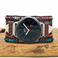 Imperial Stone Bead Hand-Woven Watch With Bohemian Style