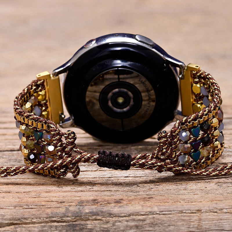 Bohemian Stone Hand-Woven Strap