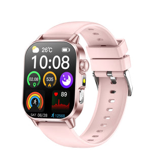 Bearscome P07 AI Analysis ECG Blood glucose Blood Oxygen monitoring Flashlight SOS Smartwatch