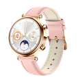  Watch 4 Pro Pink leather Gold shell