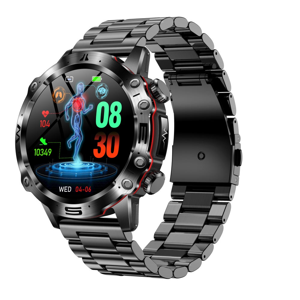 Bearscome PRO 3 High-end ECG/EKG blood sugar health HD sports smart watch