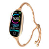 Bearscome Blood Sugar Blood Pressure monitoring Luxury Diamond Design Fashion Smartwatch - Coco Gold