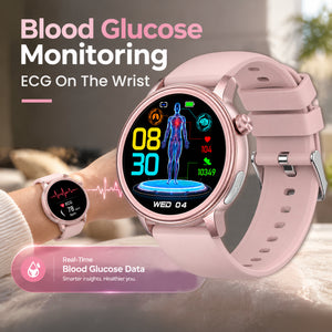 BEARSCOME PRO 7 ECG Blood Sugar 30s Intelligent Micro Examination Blood oxygen Monitoring Health Smartwatch