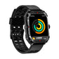 Bearscome H22 Indestructible Sports de plein air Smartwatch Fréquence cardiaque Oxygène sanguin Rappel d'appel Bluetooth Musique