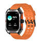 Bearscome H22 Indestructible Sports de plein air Smartwatch Fréquence cardiaque Oxygène sanguin Rappel d'appel Bluetooth Musique