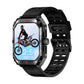 Bearscome H22 Indestructible Sports de plein air Smartwatch Fréquence cardiaque Oxygène sanguin Rappel d'appel Bluetooth Musique