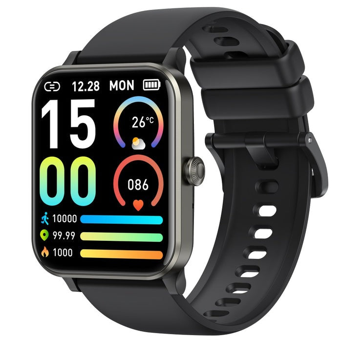 BEARSCOME BCY9Pro Pression artérielle Fréquence cardiaque Oxygène sanguin Surveillance de la glycémie Bluetooth Parler Jouer Musique Santé Étanche Smartwatch 