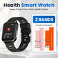 Bearscome RIG avec ECG Sang Oxygène Fréquence Cardiaque Surveillance du Sommeil Montre Intelligente de Santé, Étanche, Réception de Message/Appelant, Soins Féminins 