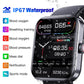 BEARSCOME BCF57L Glycémie Pression Artérielle Fréquence Cardiaque Surveillance de l'oxygène dans le Sang Santé Smartwatch Étanche 