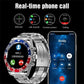 Bearscome AW12 Bluetooth Appel Fréquence Cardiaque Détection de Pression Artérielle Casual Smartwatch